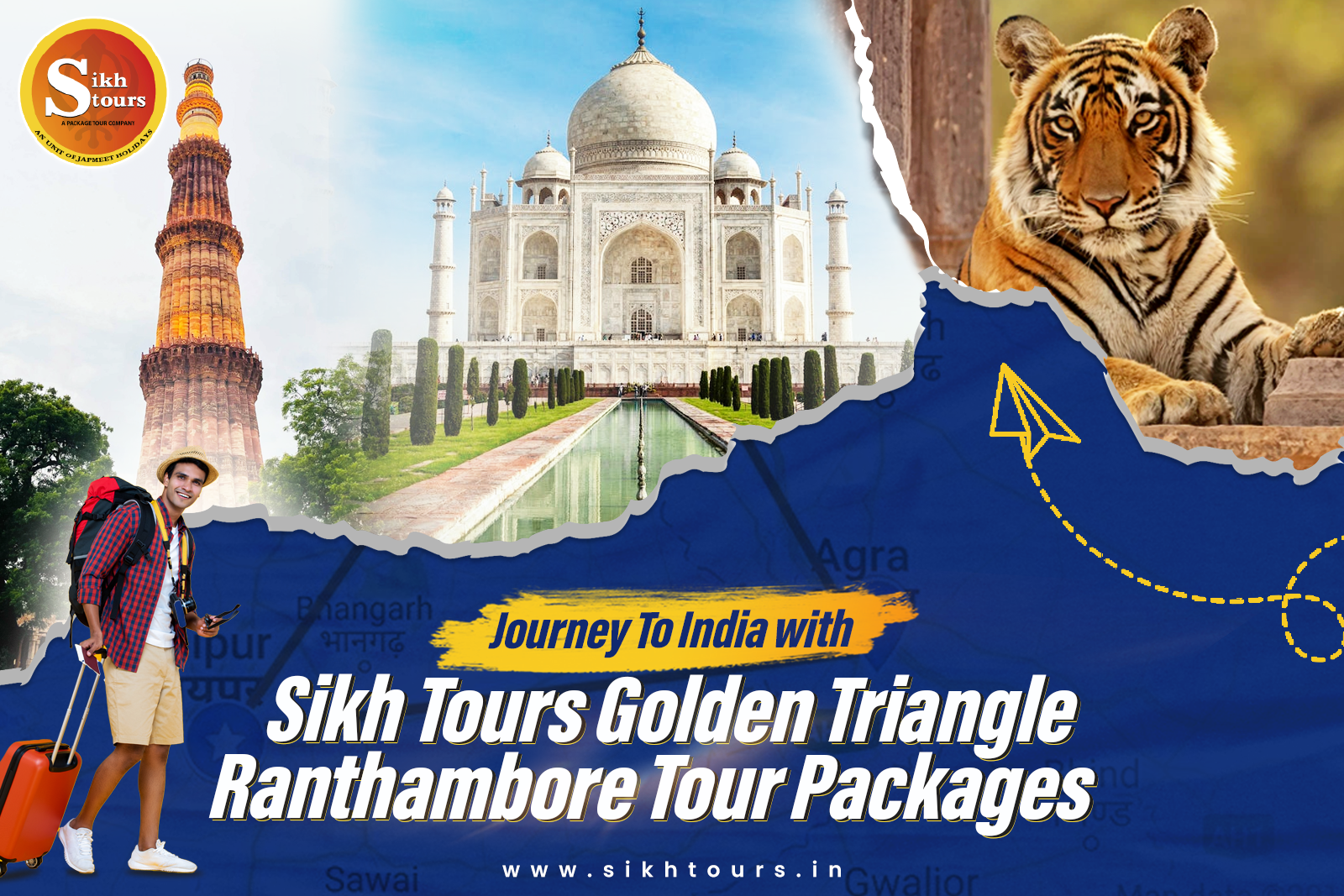 Journey to India with Sikh Tours Golden Triangle Ranthambore Tour Packages